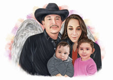 Load image into Gallery viewer, Color Portrait with Angel Wings