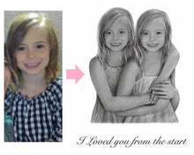 Load image into Gallery viewer, Black & White Portrait