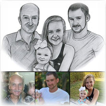 Load image into Gallery viewer, Black & White Portrait