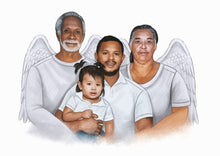 Load image into Gallery viewer, Color Portrait with Angel Wings
