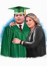 Load image into Gallery viewer, Graduation Color Portrait