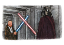 Load image into Gallery viewer, Color drawing as a character - Man drawn as star wars character - drawings and portraits from your photos - - drawking.com - DrawKing