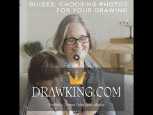 Load and play video in Gallery viewer, Color Portrait (with a drawn background)