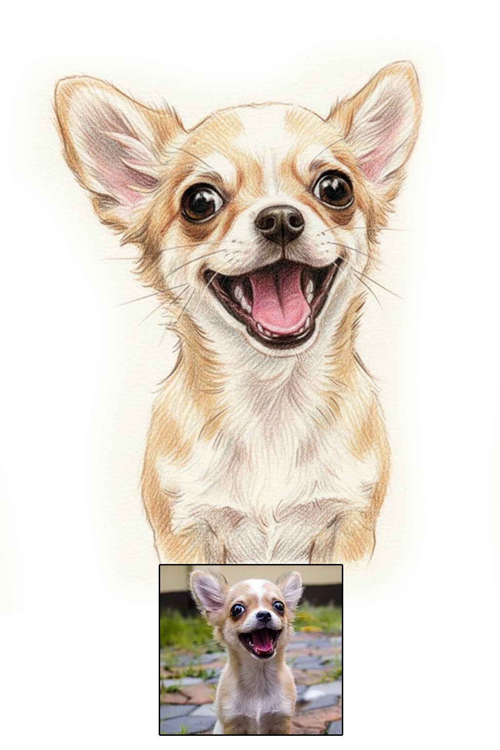 Pet portrait in Color