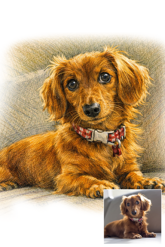 Pet portrait in Color