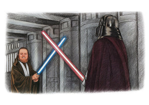 Color drawing as a character - Man drawn as star wars character - drawings and portraits from your photos - - drawking.com - DrawKing